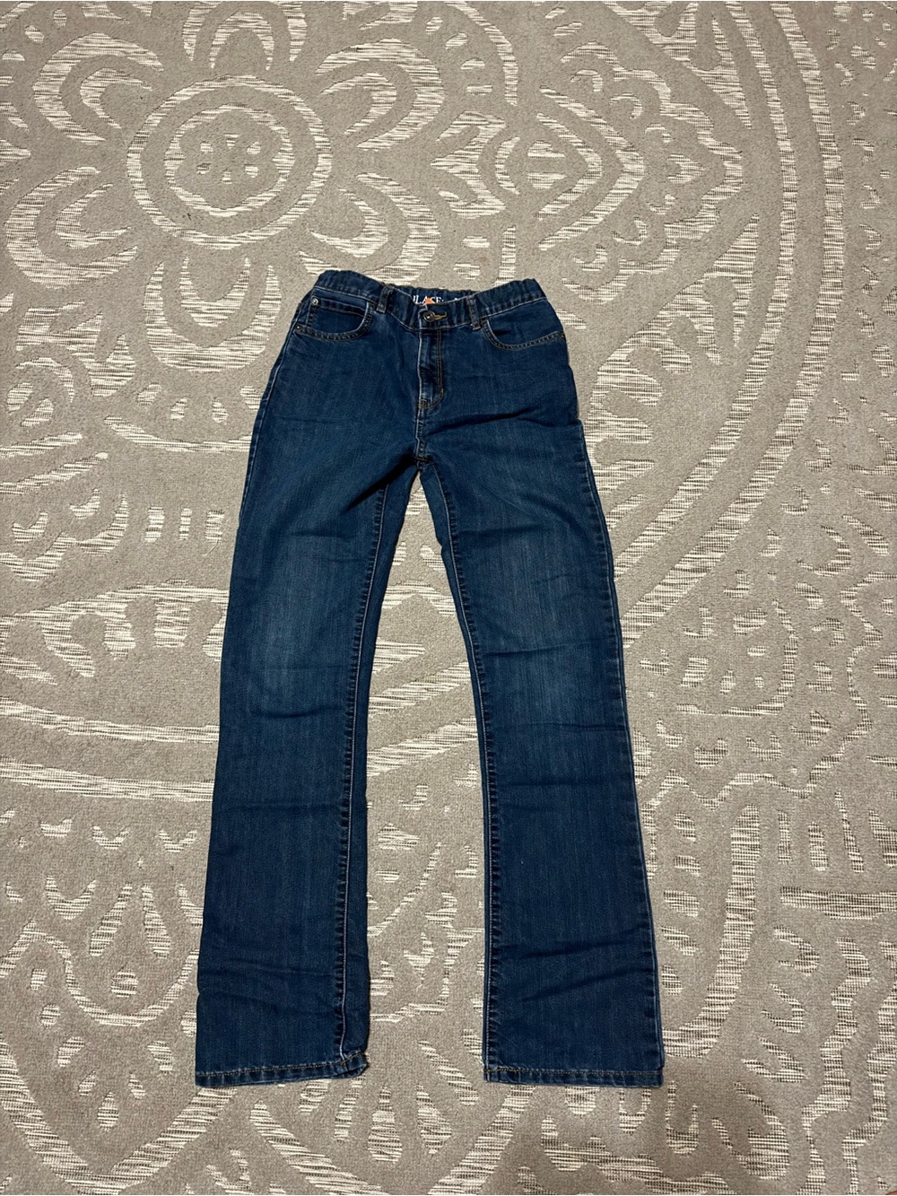 The Children's Place Dark Blue Girls' Straight Jeans